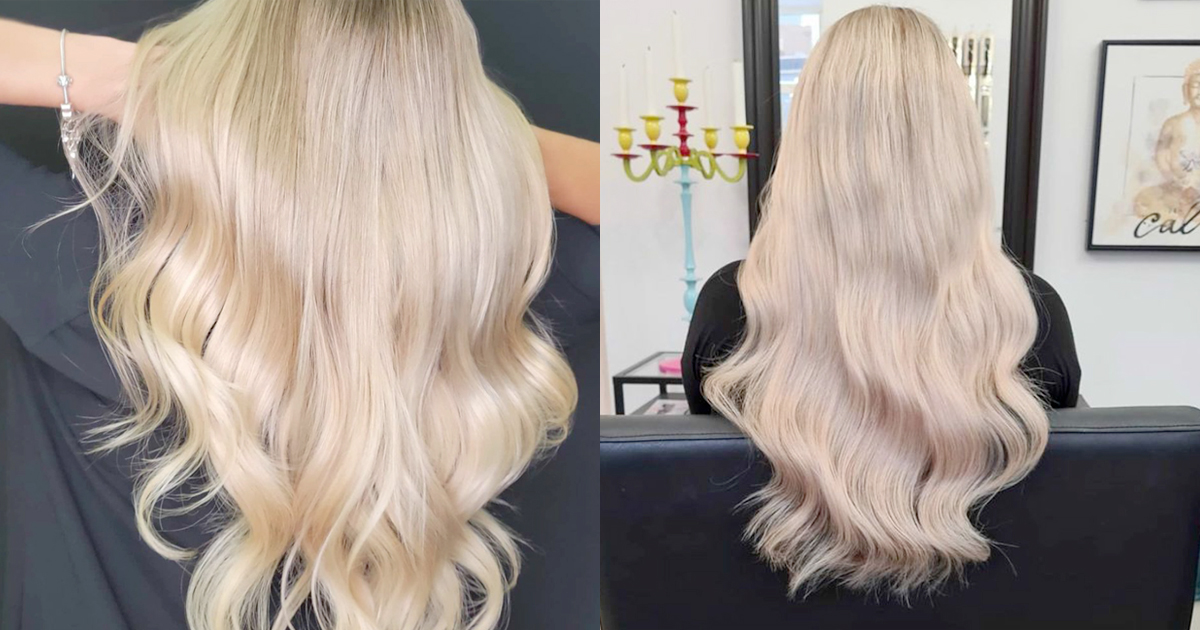 Best COOL BLONDE Hair Extensions Keratin/Hot Fusion, Clip In, Tape In ...